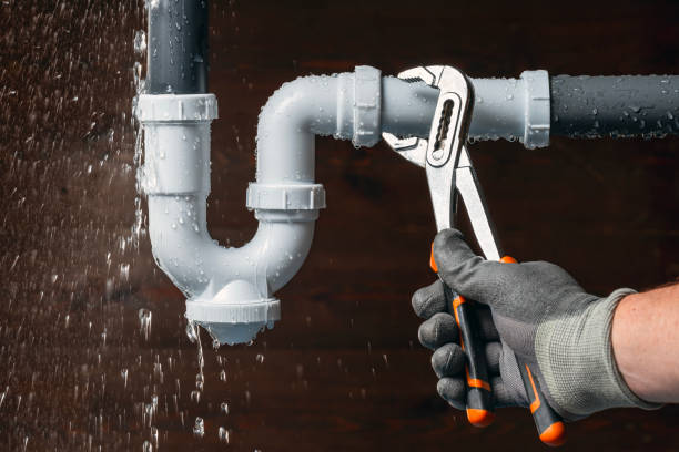 Professional Emergency Plumber technician working in Winthrop, MA